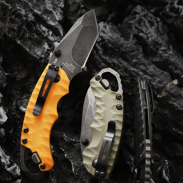 Multi functional Pocket Folding Knife With Bottle Opener Portable For Outdoor Camping Hiking Rock Climbing 4