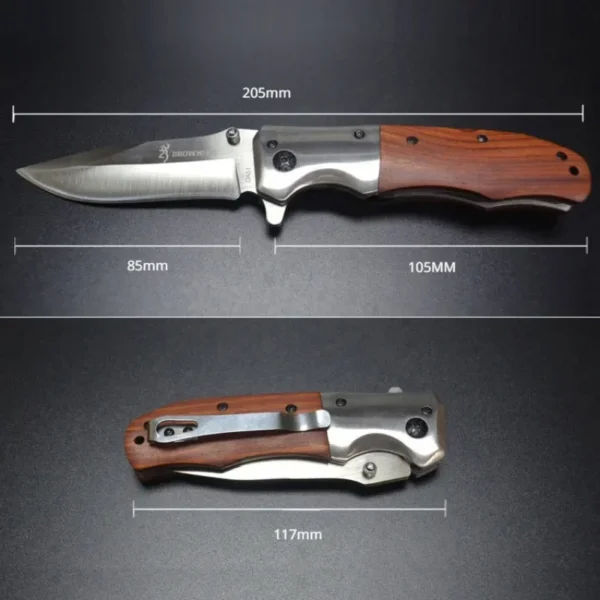 Outdoor Portable Folding Knife for Men High Hardness Survival Military Tactical Pocket Knives for Camping and 2