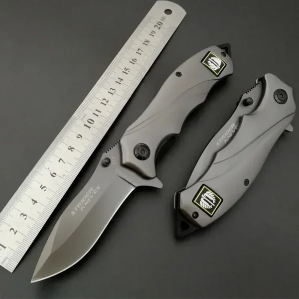 Outdoor Portable Folding Pocket Knife for Men High Hardness Steel Survival Self Defense Military Tactical Pocket 1