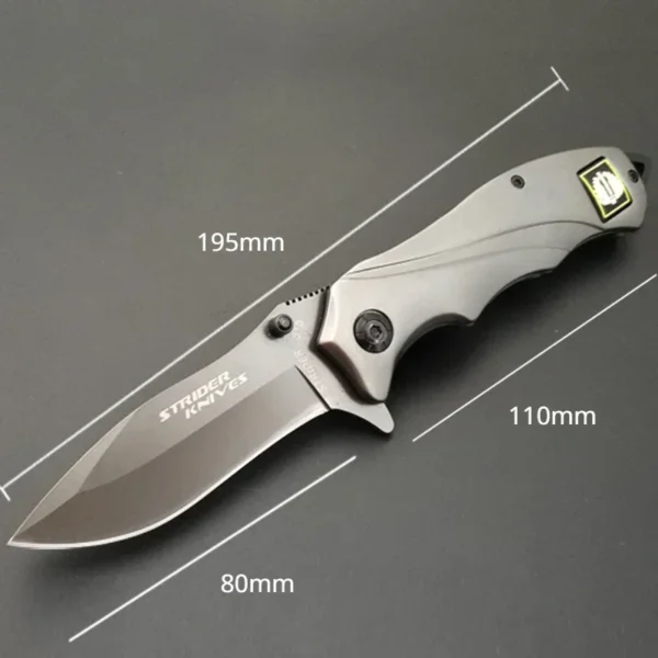 Outdoor Portable Folding Pocket Knife for Men High Hardness Steel Survival Self Defense Military Tactical Pocket 5