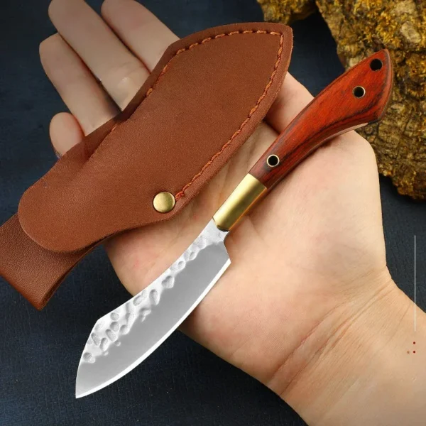 Outdoor Survival Knife High Hardness Steel Portable Self Defense Military Tactical Pocket Knives Hunting and Fishing 2