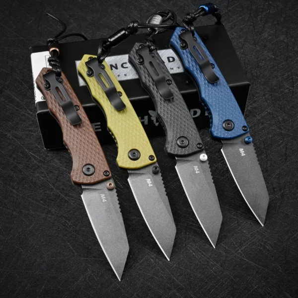 Steel Camping Folding Blade Knife for Men High Hardness Survival Military Outdoor Tactical Pocket Knives for 3