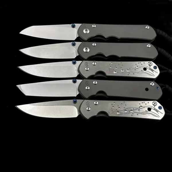 kf Seab2d6bcad2f459fa5bf1fc341d5c801T Chris Reeve Large Inkosi 21TH 25TH Anniversary Titanium Handle Folding Knife Outdoor Camping Hunting Pocket Knife