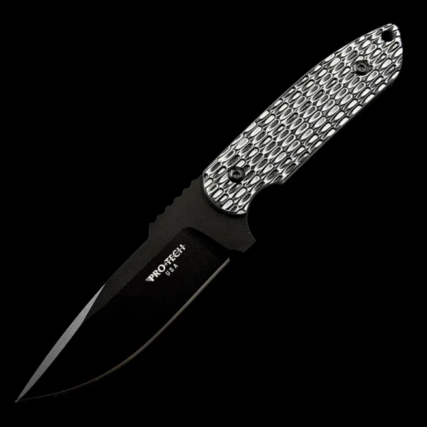 kf Sf41c12addd384fa0a8a2654245811320u Pro Tech LG301 Rockeye Fixed Blade Knife Outdoor Camping Hunting Pocket EDC Utility Knife