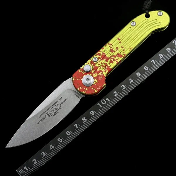 microtech 1135 10 2024 ludt zombie automatic folding knife 1