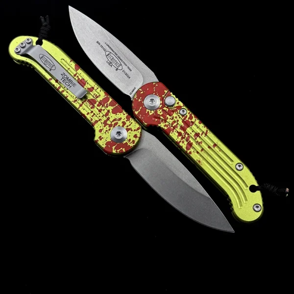 microtech 1135 10 2024 ludt zombie automatic folding knife 2