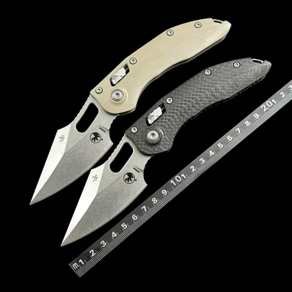 microtech stitch r ram lok carbon fiber 3 7 sw knife