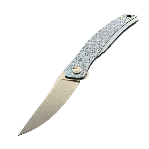 shirogorov quantum cromax pm blade titanium alloy handle folding knife