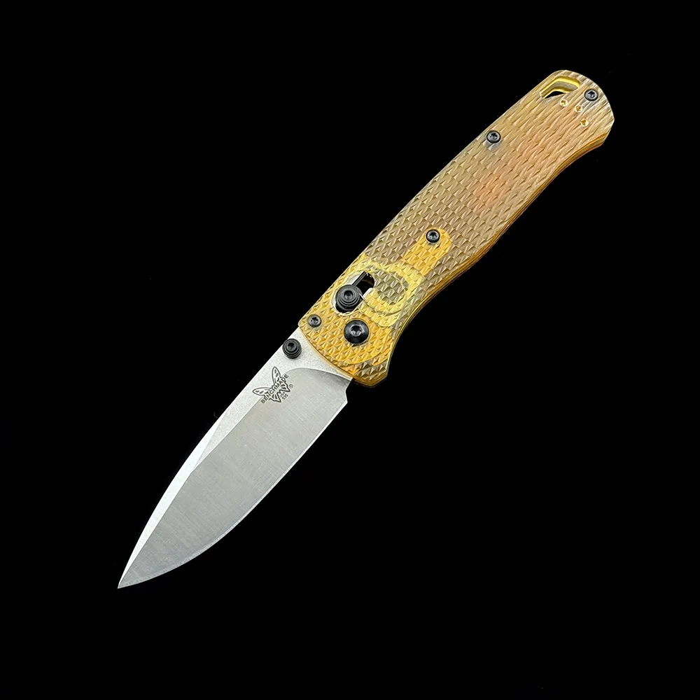 benchmade 535 bearing bugout axis pei acrylic handle folding knife 9