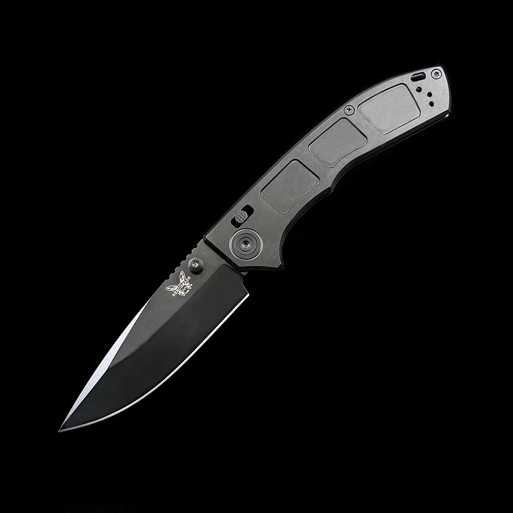 benchmade 748 narrows titanium m390 blade folding knife 8