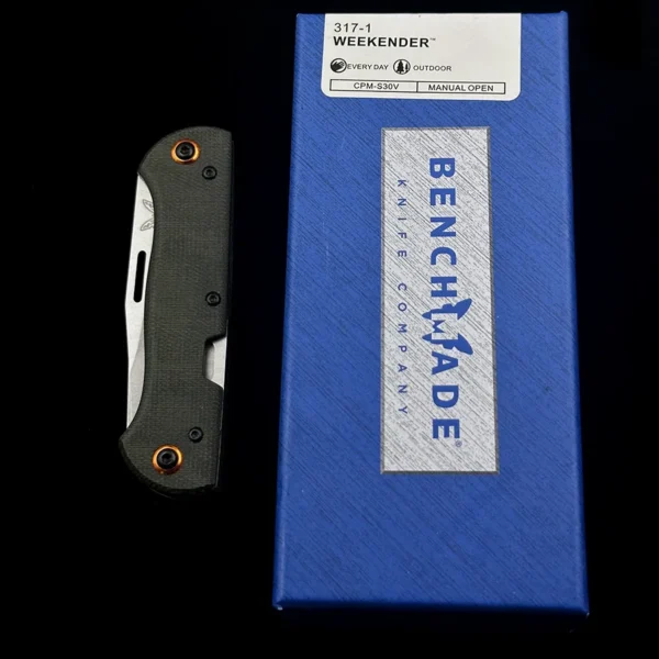 benchmade 317 weekender micarta 2 blade slipjoint pocket knife 6