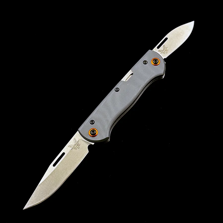 benchmade 317 weekender micarta 2 blade slipjoint pocket knife 7