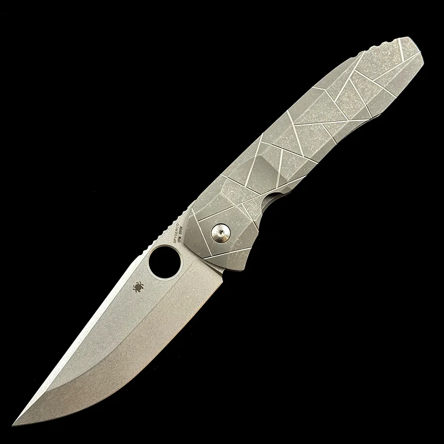 spyderco nirvana c199tip limited edition folding knife 14