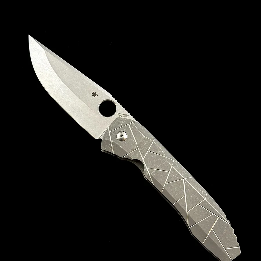 spyderco nirvana c199tip limited edition folding knife 2