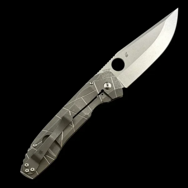 spyderco nirvana c199tip limited edition folding knife 3