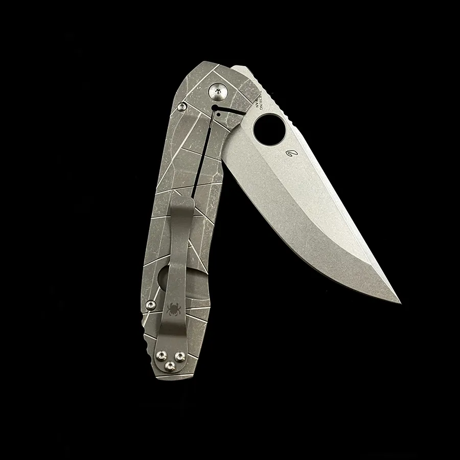 spyderco nirvana c199tip limited edition folding knife 5