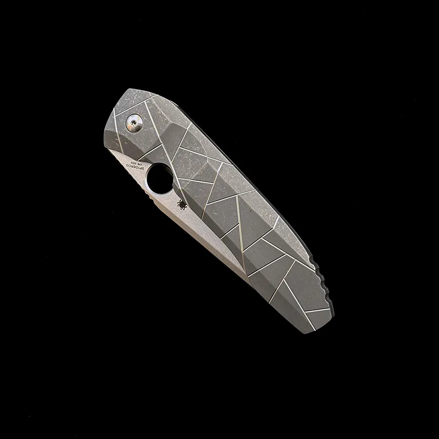 spyderco nirvana c199tip limited edition folding knife 9