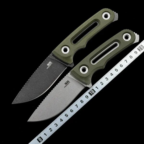 sog provider fx fixed blade knife g 10 green 1