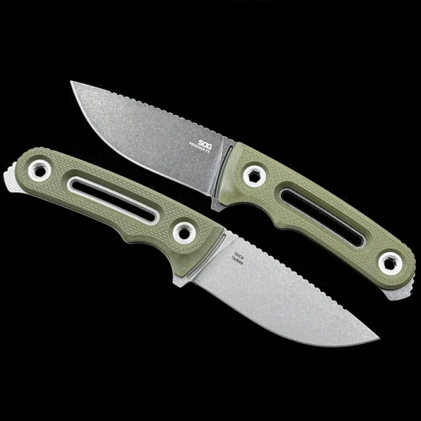 sog provider fx fixed blade knife g 10 green 3