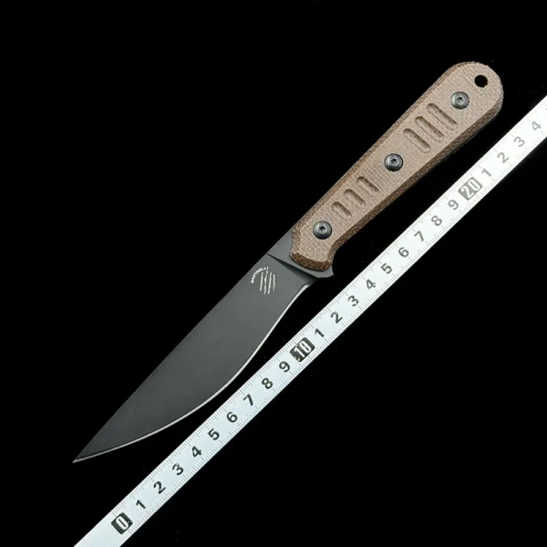 bastinelli creations silence slim fixed blade knife 1