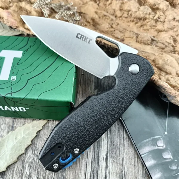 kf S07fb0c908b15406ba996c6802a282927I Tactical Piet Pocket Folding Knife CR 5390 8Cr13Mov Blade Black Nylon Glass Fiber Handles Outdoor Camping