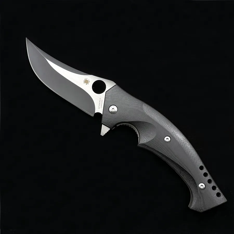 spyderco c196 brend pirela mamba bearing folding knife 2