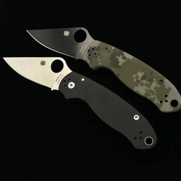 spyderco c223 para 3 bearing folding knife 2